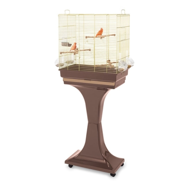 Imac Camılla Ayaklı Kuş Kafesi Kahve/gold 50x30x56/127cm -SADECE İSTANBUL İÇİ TESLİMATA UYGUNDUR - IMAC