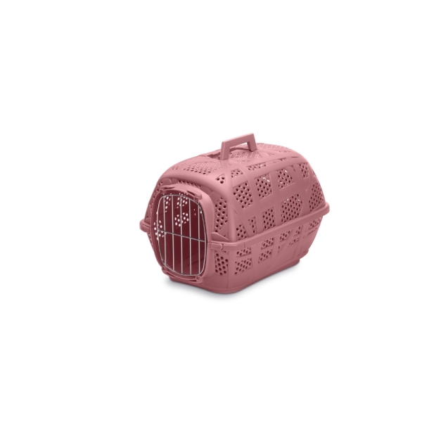 Imac Carry Sport Metal Kapılı Evcil Hayvan Taşıma Çantası Pembe 48,5x34x32cm - 1