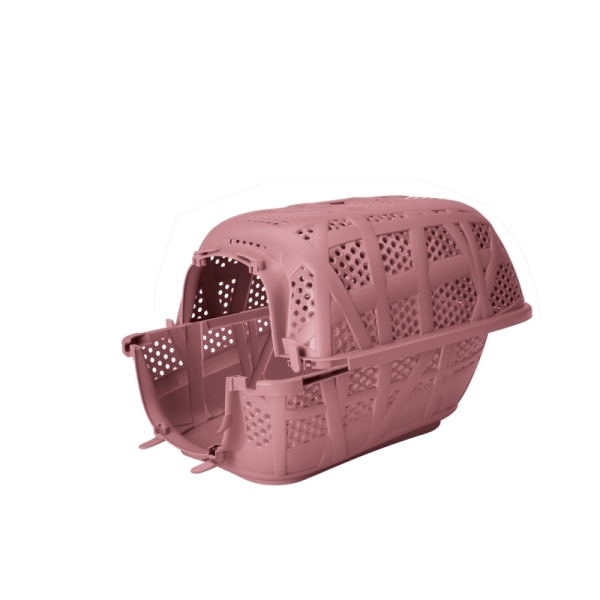 Imac Carry Sport Metal Kapılı Evcil Hayvan Taşıma Çantası Pembe 48,5x34x32cm - 2