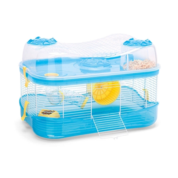 Imac Fantasy Hamster Kafesi Mavi 58x38x38,5cm - IMAC