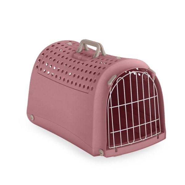 Imac Lınus Cabrıo Üstü Açılır Evcil Hayvan Taşıma Çantası Pembe 52,5x32x34,5cm - IMAC