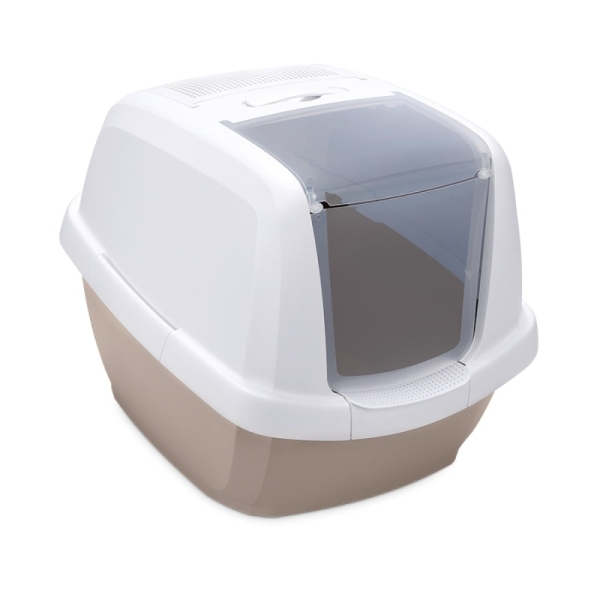 Imac Maddy Kapalı Kedi Tuvaleti Bej/beyaz 65x47,5x47,5cm - 2