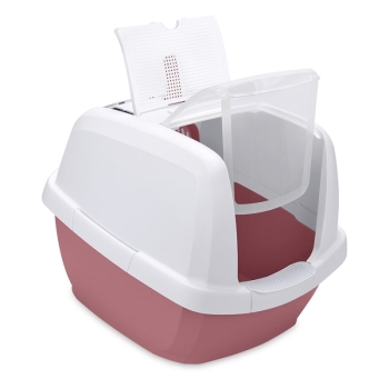 Imac Maddy Kapalı Kedi Tuvaleti Pembe/beyaz 65x47,5x47,5cm - 1