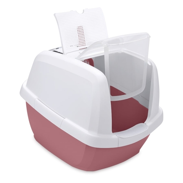 Imac Maddy Kapalı Kedi Tuvaleti Pembe/beyaz 65x47,5x47,5cm - IMAC
