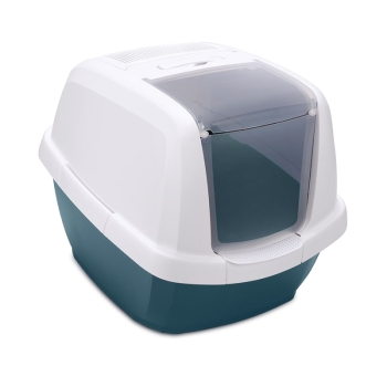 Imac Maddy Kapalı Kedi Tuvaleti Petrol Mavisi 65x47,5x47,5cm - 1