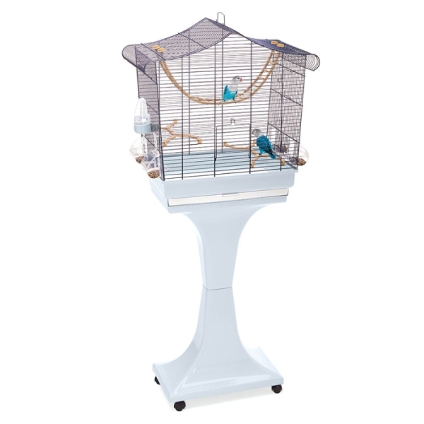 Imac Sofıa Ayaklı Kuş Kafesi Morcivert 62,5x33x61/132cm -SADECE İSTANBUL İÇİ TESLİMATA UYGUNDUR - 2