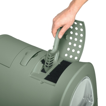 Imac Zuma 2nd Lıfe Torbalı Kapalı Kedi Tuvaleti Yeşil 56x40x42,5cm - 3