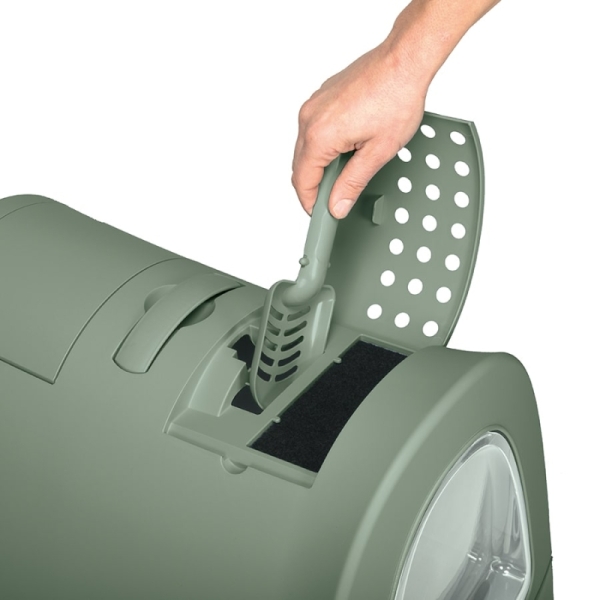 Imac Zuma 2nd Lıfe Torbalı Kapalı Kedi Tuvaleti Yeşil 56x40x42,5cm - 3