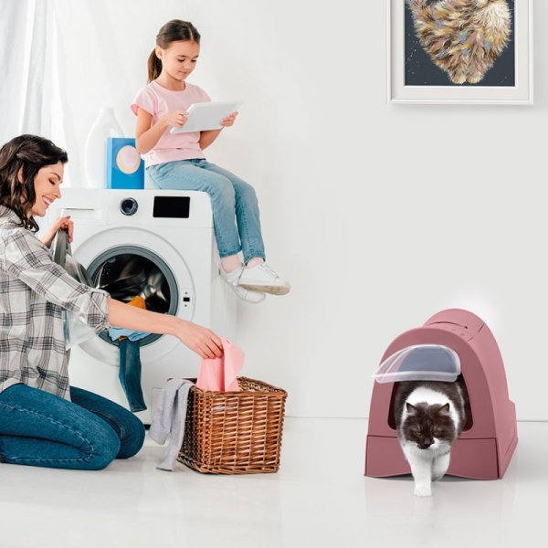 Imac Zuma 2nd Lıfe Torbalı Kapalı Kedi Tuvaleti Yeşil 56x40x42,5cm - 4