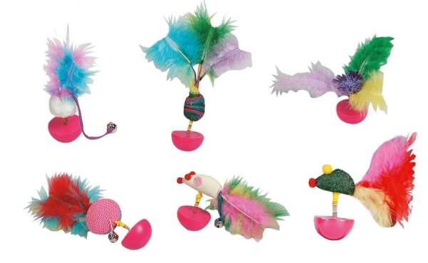 Karlıe Hacıyatmaz Kedi Oyuncağı 12Cm - Flamingo 