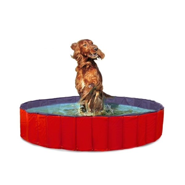 Karlie Köpek Havuzu 160cm Çap Mavi Kırmızı - Karlie