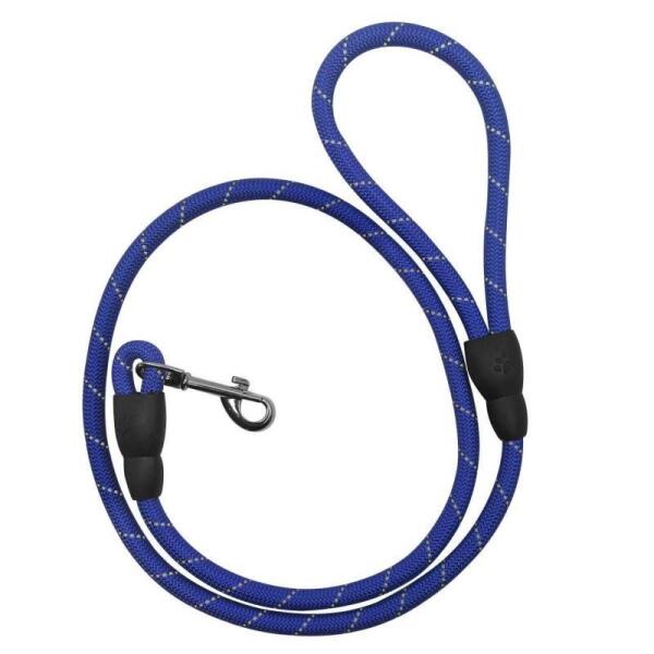 Maxi Life Renkli Fitil Köpek Gezdirme 1mm 120cm Mavi - Maxi Life