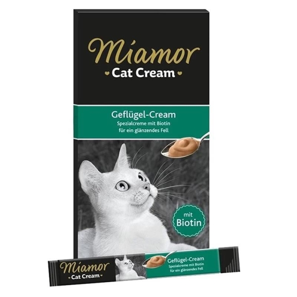 Miamor Cream Tavuklu Sıvı Kedi Ödül Maması 15 Gr 6 Lı - 1