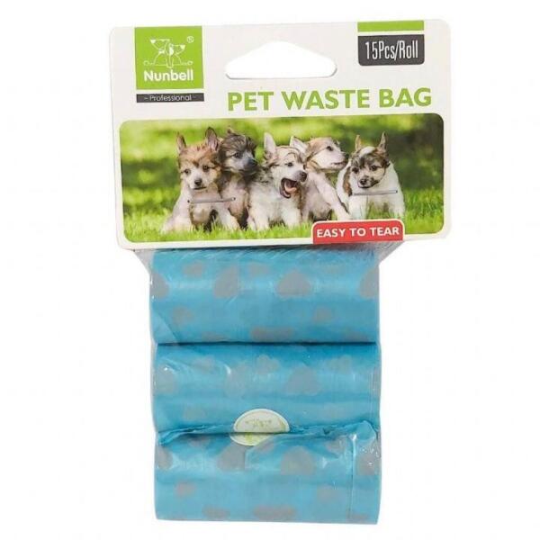 Nunbell Dışkı Torbası 6'lı Mavi - Nunbell