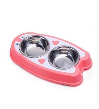 Nunbell Melamin Çelik Mama Kabı 2'li Pembe 8142 - 2