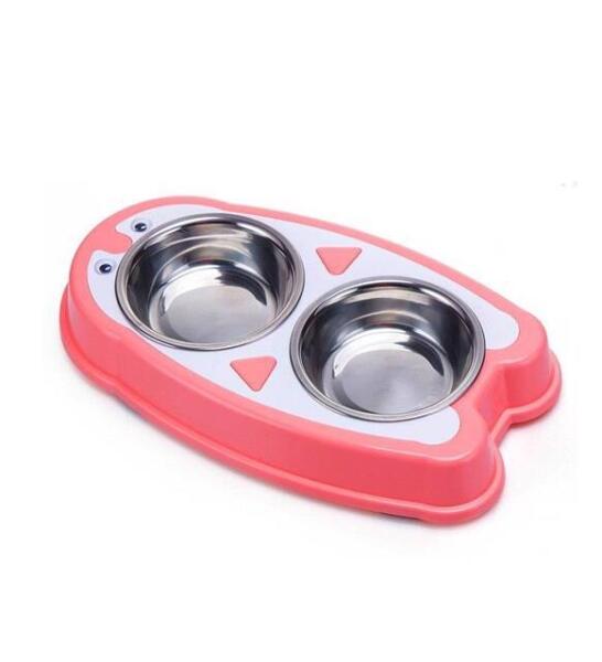 Nunbell Melamin Çelik Mama Kabı 2'li Pembe 8142 - 2