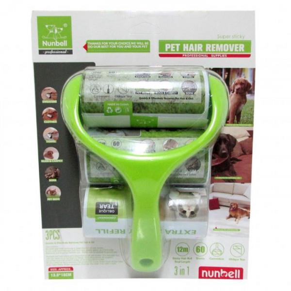 Nunbell Tüy Toplama Rulosu Yedekli Yeşil - Nunbell