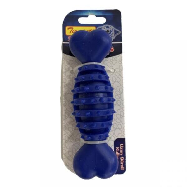 Petpretty Dikenli Halter Dev Kemik Köpek Oyuncağı Mavi - Petpretty