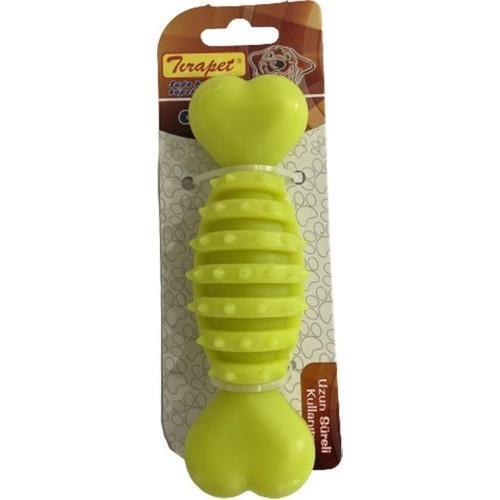 Petpretty Dikenli Halter Dev Kemik Köpek Oyuncağı Sarı - Petpretty