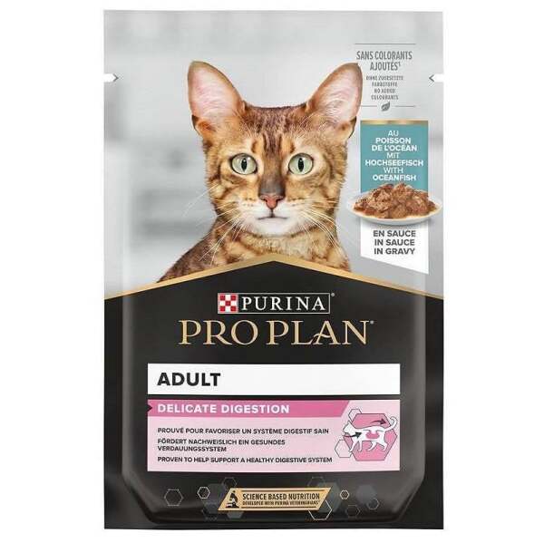 Pro Plan Delicate Okyanus Balıklı Pouch Kedi Konservesi 85 Gr - Pro Plan