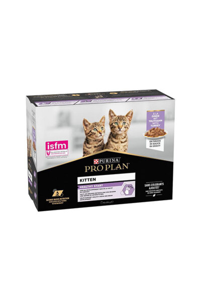 Pro Plan Kitten Pouch Hindili Yavru Kedi Konservesi 10 Adet 85 Gr - Pro Plan