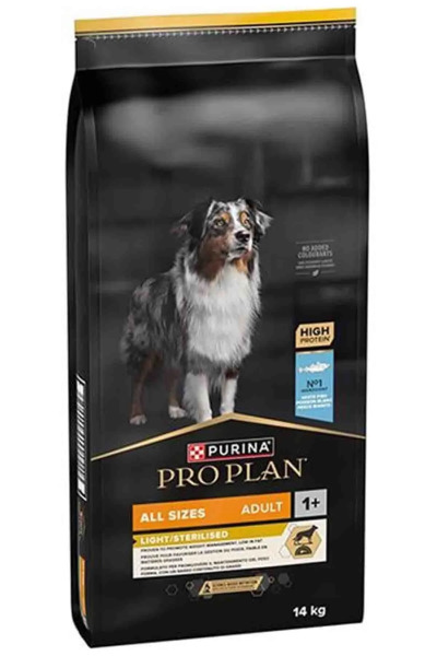 Pro Plan Light Steril Balıklı Köpek Maması 14 Kg - Pro Plan