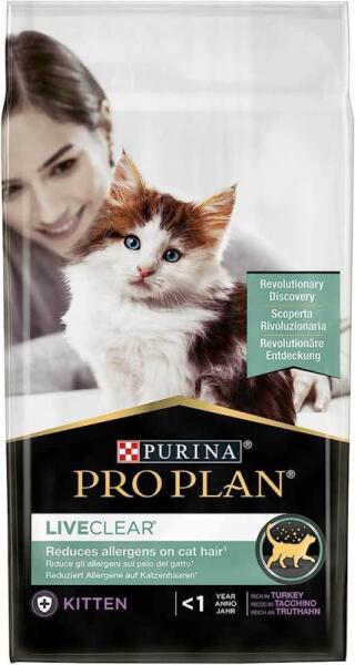 Pro Plan Liveclear Kitten Hindili Yavru Kedi Maması 1.4 Kg - Pro Plan