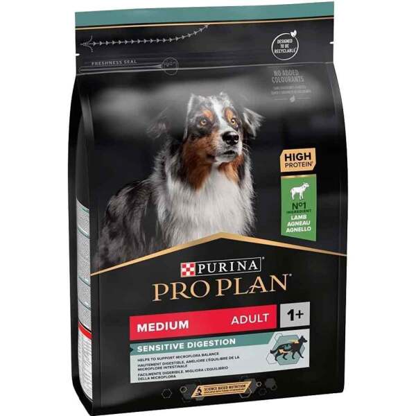 Pro Plan Medium Adult Kuzulu Yetişkin Köpek Maması 3 Kg - 1
