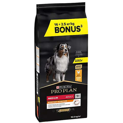 Pro Plan Medium Adult Tavuklu Yetişkin Köpek Maması 14+2.5 Kg - Pro Plan