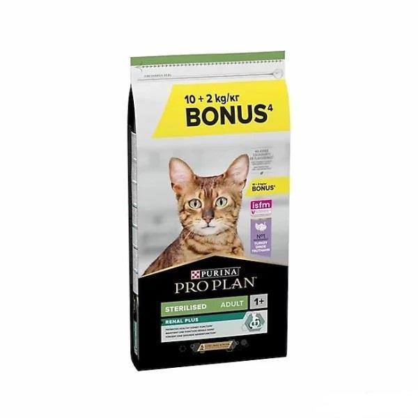 Pro Plan Sterilised Hindili Kısırlaştırılmış Kedi Maması 10+2 Kg - 1