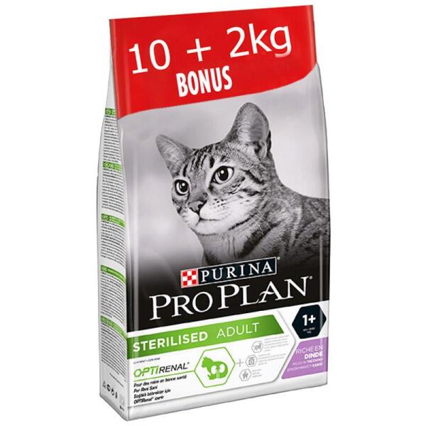Pro Plan Sterilised Hindili Kısırlaştırılmış Kedi Maması 10+2 Kg - 2