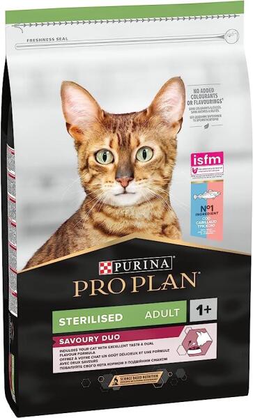 Pro Plan Sterilised Morina Ve Alabalıklı Yetişkin Kedi Maması 10 Kg - 1