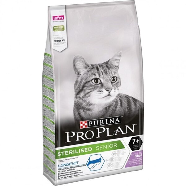 Pro Plan Sterilised Senior +7 Hindili Yaşlı Kedi Maması 3 Kg - 2