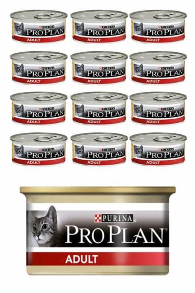 Pro Plan Tavuklu Yetişkin Kedi Yaş Maması 85 Gr 12 Li - 4