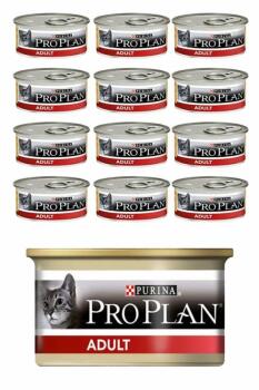 Pro Plan Tavuklu Yetişkin Kedi Yaş Maması 85 Gr x 24 Adet - 3