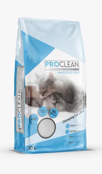 ProClean Marsilya Sabunlu Kalın Taneli Kedi Kumu 10 Lt - ProClean