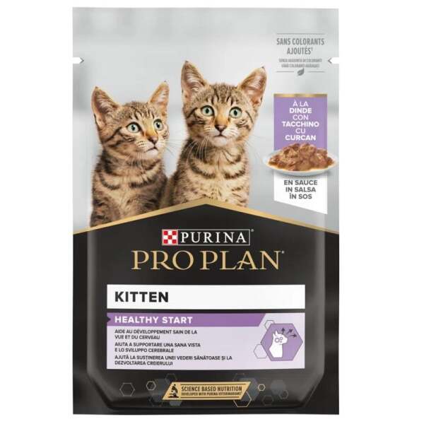 ProPlan Kitten Hindi Etli Pouch Yavru Kedi Konservesi 85 Gr - 1