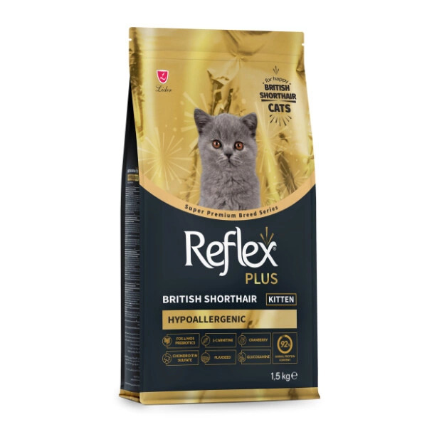 Reflex Plus Hipoalerjenik British Shorthair Yavru Kedi Maması 1,5kg - Reflex