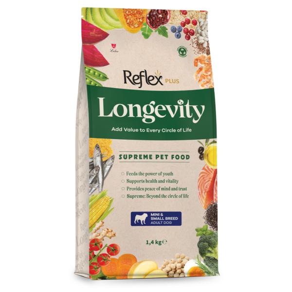 Reflex Plus Longevity Hipoalerjenik Mini ve Küçük Irk Yetişkin Köpek Maması 1,4kg - Reflex