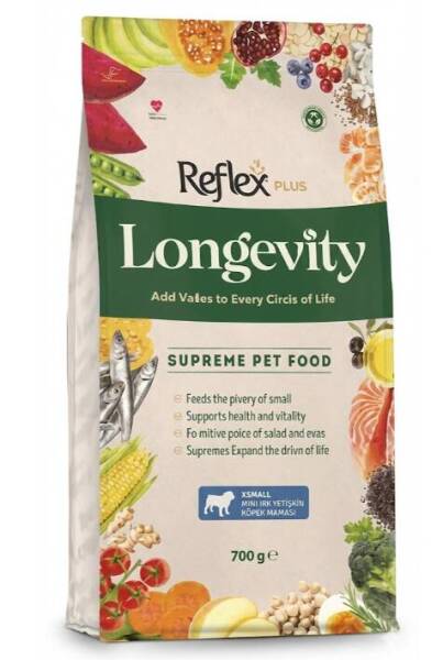 Reflex Plus Longevity XSmall Küçük Irk Yetişkin Köpek Maması 700 G - Reflex