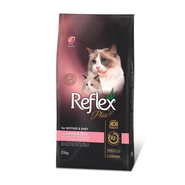 Reflex Plus Mother&Baby Kuzulu Yavru, Hamile ve Emziren Kedi Maması 15kg - Reflex