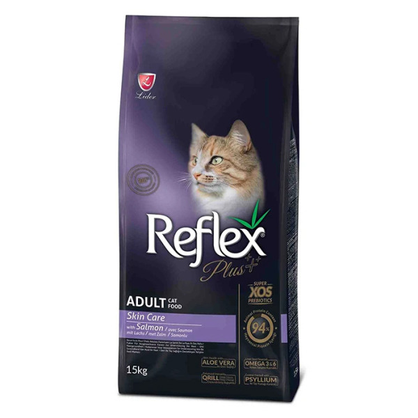 Reflex Plus Skin Care Somon Balıklı Yetişkin Kedi Maması 15 kg - 1