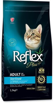 Reflex Plus Somonlu Kısırlaştırılmış Yetişkin Kedi Maması 1.5 Kg - 1
