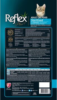 Reflex Plus Somonlu Kısırlaştırılmış Yetişkin Kedi Maması 1.5 Kg - 4