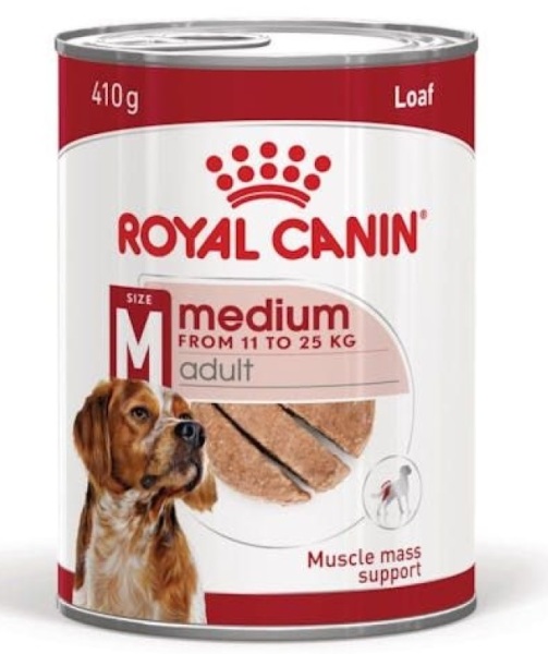 Royal Canin Loaf Mousse Medium Yetişkin Köpek Yaş Mama Konserve 410 Gr - Royal Canin