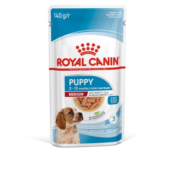 Royal Canin Medium Puppy Gravy Yavru Köpek Yaş Maması 140 Gr 10 Lu - 2