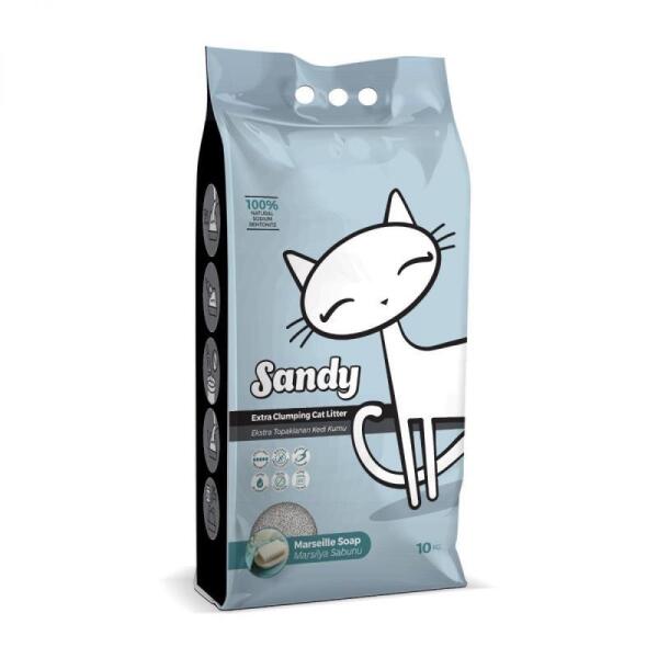 Sandy Sabun Kokulu Topaklanan Kedi Kumu 10 Lt - Sandy