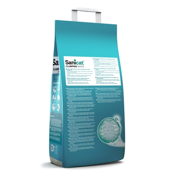 Sanicat Clumping White Koton Ferahlığı Kedi Kumu 10l - 2