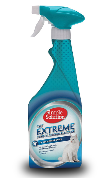 Simple Solution Kediler için Extreme 3 Kat Etkili Leke Ve Koku Giderici 500 ml - Simple Solution