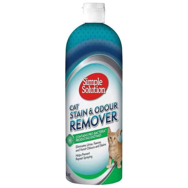 Simple Solution Kediler için Leke Ve Koku Giderici 1 Lt - Simple Solution